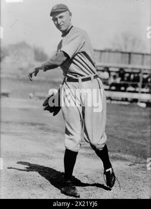 Bill McTigue, lanciatore, Detroit AL (baseball), 1916. Foto Stock