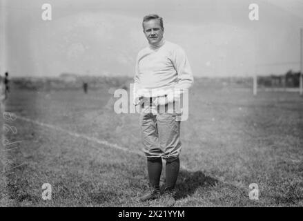 Wendell - Ex-capt. Harvard, 1913 anni. Mostra il giocatore di football dell'Università di Harvard Percy Langdon Wendell (1899-1932). Foto Stock