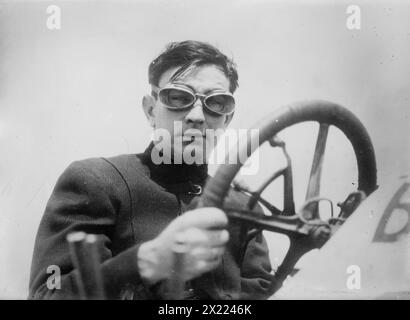 Bob Burman, pilota di auto da corsa, tra c1910 e c1915. Foto Stock