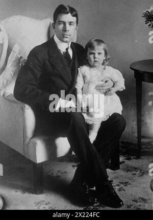 Principe ereditario e principessa Ingrid di Svezia, 1912. Foto Stock