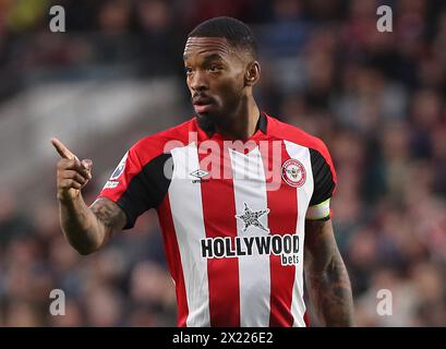 Ivan Toney di Brentford. - Brentford contro Brighton & Hove Albion, Premier League, GTECH Community Stadium, Londra, Regno Unito - 3 aprile 2024. Solo per uso editoriale - si applicano restrizioni DataCo. Foto Stock