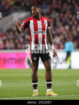 Ivan Toney di Brentford. - Brentford contro Brighton & Hove Albion, Premier League, GTECH Community Stadium, Londra, Regno Unito - 3 aprile 2024. Solo per uso editoriale - si applicano restrizioni DataCo. Foto Stock