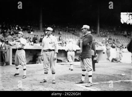 Eddie Plank &amp; Chief Bender, Philadelphia, AL (baseball), 1911. Foto Stock