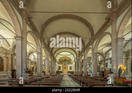 Basilica Cattedrale di San Martino a Belluno, Provincia di Belluno, alto Adige, alto Adige, Alpi, Dolomiti, Veneto, Veneto, Italia Foto Stock