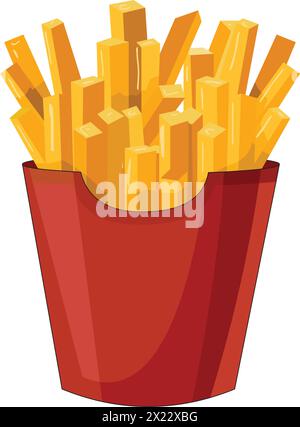patatine fritte Illustrazione Vettoriale
