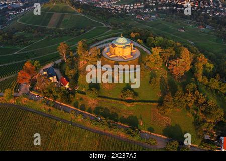 Cappella di sepoltura nei vigneti nei pressi di Stoccarda-Rotenberg, Baden-Wuerttemberg, Germania, Rotenberg, Baden-Wuerttemberg, Germania Foto Stock