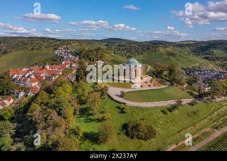 Cappella di sepoltura nei vigneti nei pressi di Stoccarda-Rotenberg, Baden-Wuerttemberg, Germania, Rotenberg, Baden-Wuerttemberg, Germania Foto Stock