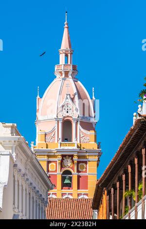 Chiesa di Santa Catalina de Alejandría, Cartagena, Colombia, America Foto Stock