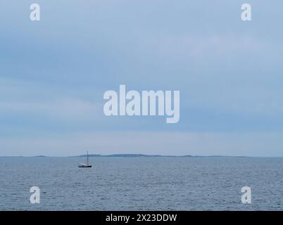 L'affascinante e aspro arcipelago di Turku in estate Foto Stock