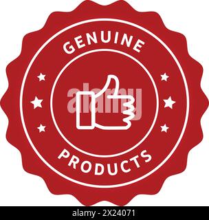 Cartello prodotti originali, logo prodotto originale, sigillo Golden Premium, etichetta timbro originale, etichetta prodotti originali Illustrazione Vettoriale