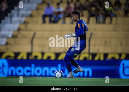 Novo Horizonte, Brasile. 20 aprile 2024. SP - NOVO HORIZONTE - 04/19/2024 - BRASILEIRO B 2024, NOVORIZONTINO x CRB - Jordi giocatore di Novorizontino durante una partita contro CRB allo stadio Jorge Ismael de Biasi per il campionato brasiliano B 2024. Foto: Pedro Zacchi/AGIF credito: AGIF/Alamy Live News Foto Stock