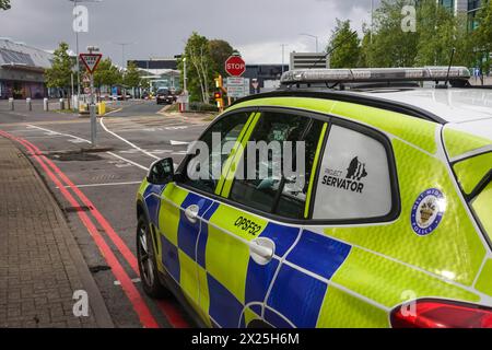 Aeroporto di Birmingham, Inghilterra 19 aprile 2024 - GV dell'aeroporto BHX di Birmingham in Inghilterra. Credito: Interrompi stampa Media/Alamy Live News Foto Stock