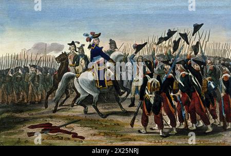 Campagna francese in Egitto e Siria - generale Jean Baptiste Kleber (1753-1800) in Egitto. Napoleone Bonaparte lo lasciò a capo dell'esercito nell'agosto del 1799. Foto Stock