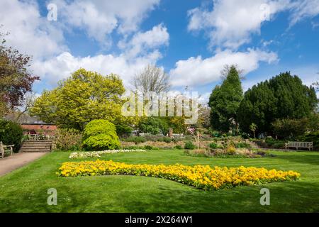 Parsonage Gardens, Fletcher Moss Botanical Garden, Didsbury, Greater Manchester, Inghilterra. Foto Stock