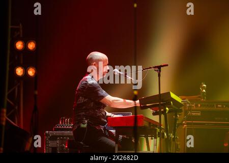 Carpi, Italia. 19 aprile 2024. Tony Hadley vive a Carpi. (Foto di Carlo Vergani/Pacific Press) credito: Pacific Press Media Production Corp./Alamy Live News Foto Stock