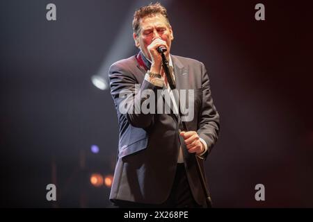 19 aprile 2024, Carpi, Emilia Romagna, Italia: Tony Hadley vive a Carpi. (Credit Image: © Carlo Vergani/Pacific Press via ZUMA Press Wire) SOLO PER USO EDITORIALE! Non per USO commerciale! Foto Stock