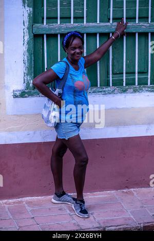 Donna in Cuba Foto Stock
