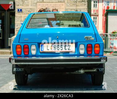 Enns, Austria, 24 giugno 2006, Alfa Romeo Treffen, incontro di auto d'epoca italiane, fiat 128 3p coupé *** Enns, Österreich, 24. Juni 2006, Alfa Romeo Treffen, Treffen italienischer Oldtimer, Fiat 128 3p Coupé Copyright: xx Foto Stock