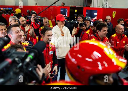 ELKANN John (ita), presidente Ferrari, ritratto durante la 6 ore 2024 di Imola, 2° round del Campionato Mondiale Endurance 2024, dal 18 al 21 aprile 2024 sull'autodromo Internazionale Enzo e Dino Ferrari di Imola, Qatar - foto Javier Jimenez / DPPI Foto Stock