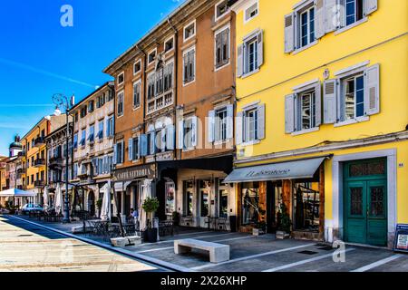 Centro storico, Gorizia, città di confine con Slovenia, Friuli, Italia, Gorizia, Friuli, Italia Foto Stock