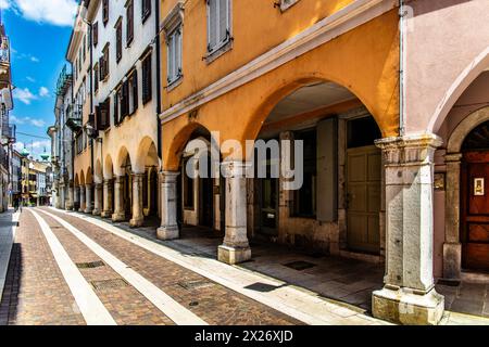 Centro storico, Gorizia, città di confine con Slovenia, Friuli, Italia, Gorizia, Friuli, Italia Foto Stock
