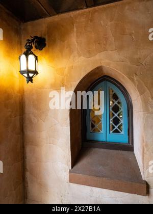 Ingresso a El Retiro, che significa "rifugio", la casa di Charles Austin Buck, dirigente della Bethleham Steel, ed e' nel National Registor of Historic Plac Foto Stock
