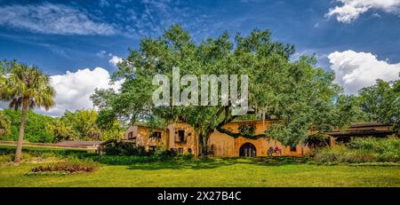 El Retiro, che significa "ritiro", era la casa di Charles Austin Buck, un dirigente della Bethleham Steel ed è nel National Registor of Historic Places di Bok Foto Stock
