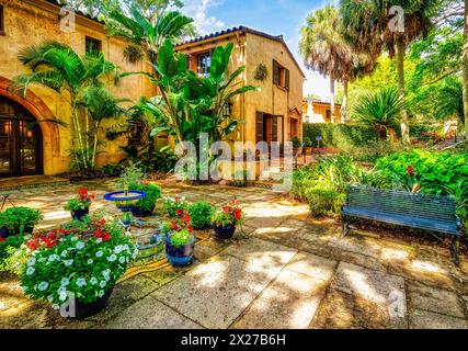 El Retiro, che significa "ritiro", era la casa di Charles Austin Buck, un dirigente della Bethleham Steel ed è nel National Registor of Historic Places di Bok Foto Stock