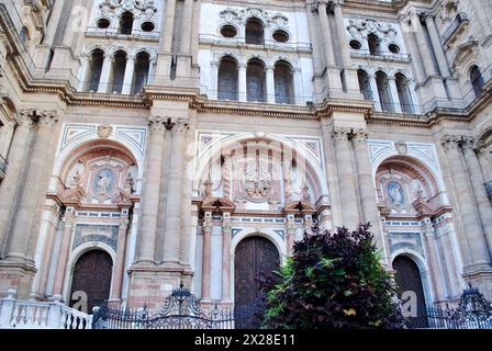 Catedral de la Encarnación de Málaga Foto Stock