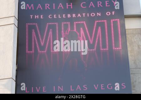 Los Angeles, California, USA 18 aprile 2024 Mariah Carey la celebrazione di Mimi Billboard per i concerti di Las Vegas il 18 aprile 2024 a Los Angeles, California, USA. Foto di Barry King/Alamy Stock Photo Foto Stock