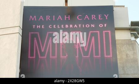 Los Angeles, California, USA 18 aprile 2024 Mariah Carey la celebrazione di Mimi Billboard per i concerti di Las Vegas il 18 aprile 2024 a Los Angeles, California, USA. Foto di Barry King/Alamy Stock Photo Foto Stock