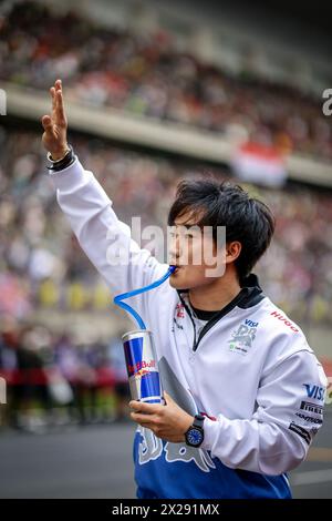 TSUNODA Yuki (jap), Visa Cash App RB F1 Team VCARB 01, ritratto durante il Gran Premio Cinese di Formula 1 Lenovo 2024, 5° round del Campionato Mondiale di Formula 1 2024 dal 19 al 21 aprile 2024 sul circuito Internazionale di Shanghai, a Shanghai, Cina Foto Stock