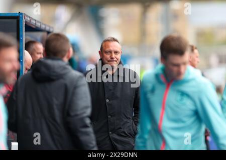 John Smith's Stadium, Huddersfield, Inghilterra - 20 aprile 2024 André Breitenreiter Manager di Huddersfield Town - prima della partita Huddersfield Town contro Swansea City, Sky Bet Championship, 2023/24, John Smith's Stadium, Huddersfield, Inghilterra - 20 aprile 2024 crediti: Mathew Marsden/WhiteRosePhotos/Alamy Live News Foto Stock