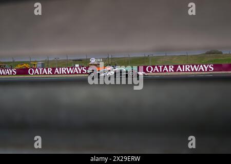 SHANGHAI, CINA - 20 APRILE: Kevin Magnussen, Haas F1 VF-23 durante le qualifiche in vista del Gran Premio di F1 della Cina al Shanghai International Circuit il 20 aprile 2024 a Shanghai, Cina. (Foto di Michael Potts/Agenzia BSR) credito: Agenzia BSR/Alamy Live News Foto Stock