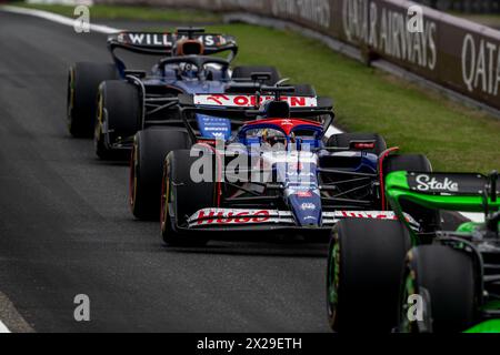 SHANGHAI, CINA - 20 APRILE: Daniel Ricciardo, Visa Cash App RB F1 Team AT04 durante le qualifiche in vista del Gran Premio di F1 della Cina al Shanghai International Circuit il 20 aprile 2024 a Shanghai, Cina. (Foto di Michael Potts/Agenzia BSR) credito: Agenzia BSR/Alamy Live News Foto Stock