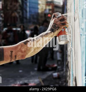 New York, Stati Uniti. 1 aprile 2023. Daily Life, New York, USA. Crediti: Nidpor/Alamy Live News Foto Stock