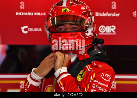 Shanghai, Cina. 21 aprile 2024. Charles Leclerc (MON) Ferrari. Campionato del mondo di Formula 1, Rd 5, Gran Premio di Cina, domenica 21 aprile 2024. Shanghai, Cina. Crediti: James Moy/Alamy Live News Foto Stock