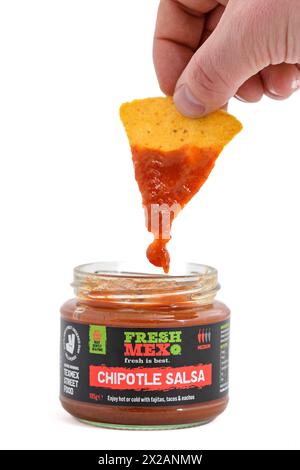 Fresh Mex, Lothian Road, comproprietari Robbies (occhiali) e Chris Moult Foto Stock