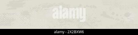 Sfondo beige vintage da blot. striscione lungo del telaio orizzontale. disegno a mano. Non ai, illustrazione vettoriale Illustrazione Vettoriale
