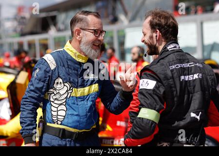 Ingegnere michelin, ritratto durante la 6 ore di Imola 2024, 2° round del Campionato Mondiale Endurance 2024, dal 18 al 21 aprile 2024 sull'autodromo Internazionale Enzo e Dino Ferrari di Imola, Qatar Foto Stock