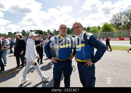 Ingegnere michelin, ritratto, durante la 6 ore di Imola 2024, 2° round del Campionato Mondiale Endurance FIA 2024, dal 18 al 21 aprile 2024 sull'autodromo Internazionale Enzo e Dino Ferrari di Imola, Qatar Foto Stock