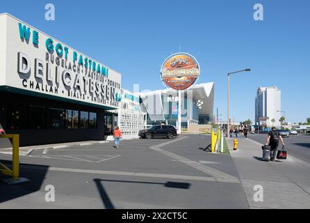 Siegel's Bagelmania Convention Center, Las Vegas, Nevada; gastronomia ebraica che serve bagel tradizionali in stile newyorkese e altre prelibatezze kosher. Foto Stock