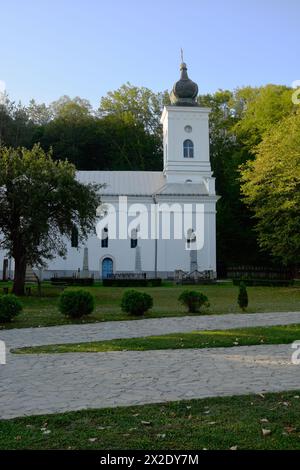 Chiesa barocca dei Santi Arcangeli nel villaggio di Brankovina, Serbia Foto Stock