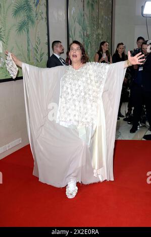 Elena Uhlig bei der 19. Premio Verleihung des Felix Burda 2024 presso l'hotel Adlon Kempinski. Berlino, 21.04.2024 *** Elena Uhlig alla presentazione 19 del Felix Burda Award 2024 presso l'Hotel Adlon Kempinski Berlin, 21 04 2024 foto:XF.xKernx/xFuturexImagex burda Award 4537 Foto Stock