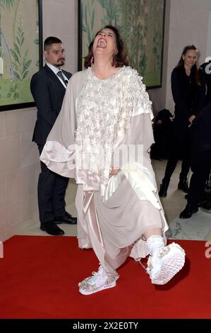 Elena Uhlig bei der 19. Premio Verleihung des Felix Burda 2024 presso l'hotel Adlon Kempinski. Berlino, 21.04.2024 *** Elena Uhlig alla presentazione 19 del Felix Burda Award 2024 presso l'Hotel Adlon Kempinski Berlin, 21 04 2024 foto:XF.xKernx/xFuturexImagex burda Award 4541 Foto Stock