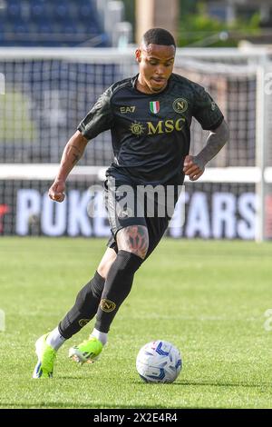 Empoli, Italia. 20 aprile 2024. Natan (Napoli) durante Empoli FC vs SSC Napoli, partita di serie A A Empoli, Italia, 20 aprile 2024 Credit: Independent Photo Agency/Alamy Live News Foto Stock