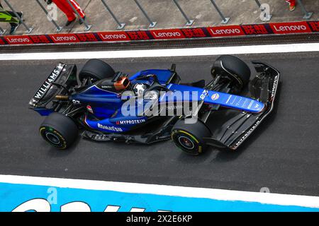 Shanghai, Cina. 19 aprile 2024. #23 Alexander Albon (THA, Williams Racing), Gran Premio di F1 della Cina al Shanghai International Circuit il 19 aprile 2024 a Shanghai, Cina. (Foto di HOCH ZWEI) credito: dpa/Alamy Live News Foto Stock