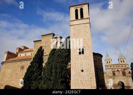 Chiesa di Santiago de Arrabal di Toledo, Spagna Foto Stock