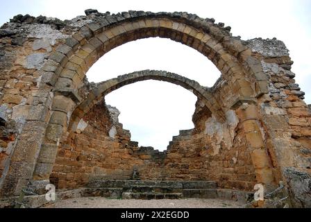 Chiesa visigota di Recopolis, Guadalajara, Spagna Foto Stock