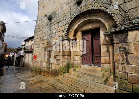 Chiesa di Santiago ad Allariz, Ourense, Spagna Foto Stock